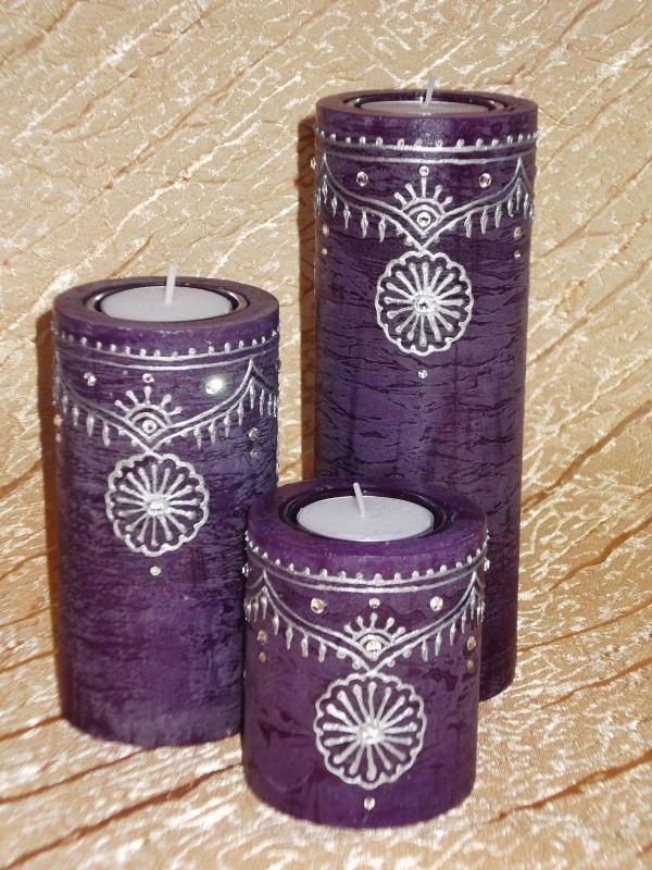 Set van 3 kaarsen