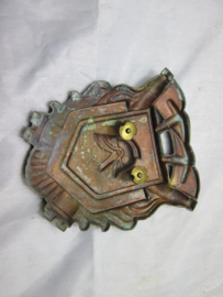 Dutch badge for the firefighter helmet. Helm embleem van de Nederlandse brandweer.