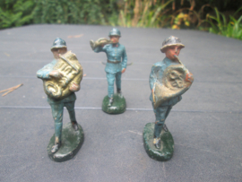 Fabrication Belge 3 French soldiers 3 Franse soldaten met instrumenten