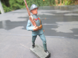 DURSO Belgium soldier in blue uniform. Belgische soldaat in blauw uniform .