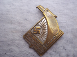 German tinnie, Rally badge, Duitse tinnie Westdeutsche Braune Messe Dortmund  8-12 september 1933.