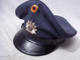 German police cap, Duitse politie pet met deelstaat embleem.