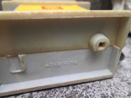 Tankstation made in Hong/Kong working. Benzine pomp met composiet figuur shell