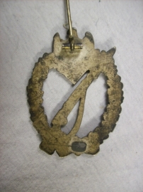 German Infantry Assault badge Buntmetall no maker, Duits aanvalsembleem Buntmetall. geen maker, haakje afgebroken