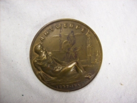 Belgium medal Nationale Federatie der commissarissen van Politie Antwerpen 1897- 1947