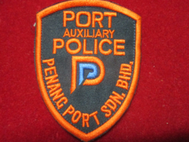 Sleeve badge PORT auxiliary POLICE Penang Port SDN. BHD