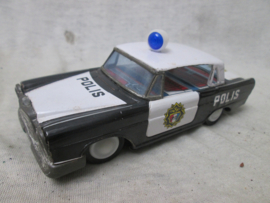 Tin toy car Mercedes POLIS, POLICE, POLIZEI, POLITIE,