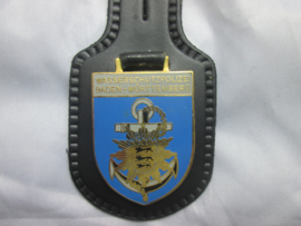 German police badge, Duitse politie borsthanger Wasserschutzpolizei Badeb- Würtemberg.