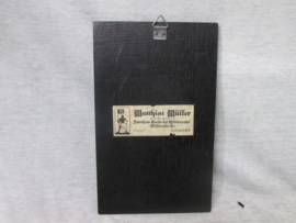 German plaque Machine- gun Corps. Duitse plakette van het Machinegeweer korps. scherpschutters embleem afgebeeld Erinnerung an 12 (MG) IR 18. Machine gewehr Battalion. zeer bijzonder.
