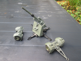 DINKY TOY 88 mm. Duits Flak afweer nette staat