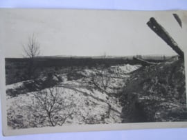 Originele Foto Duitse loopgraven in WO1,