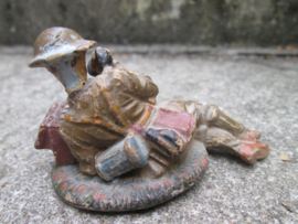 ELASTOLIN British soldier with field telephone. Engelse soldaat met veldtelefoon bespeelde staat