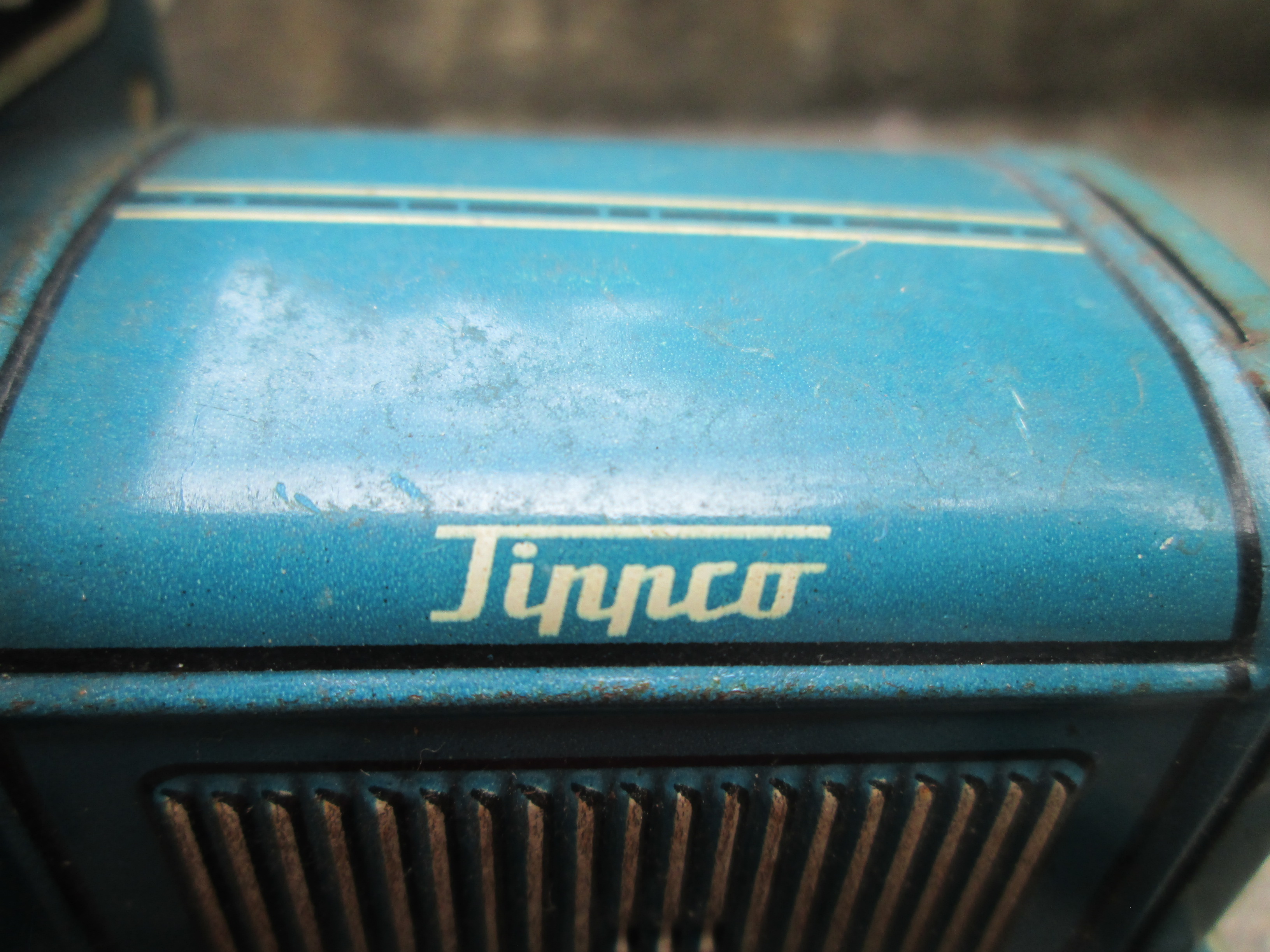 German tin toy TIPPCO. Blikken speelgoed vrachtwagen Tippco made in Western  Germany, jaren 40/50 in een perfecte werkende staat