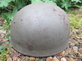 British dispatcher helmet in MINT condition marked BMB 1942. Engelse motorrijders helm in  ongebruikte staat mooi gemarkeerd kleine maat.