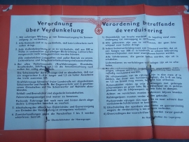 Duitse verordening, i.v.m. verduistering, zwaar gebruikte staat maar toch bijzonder.