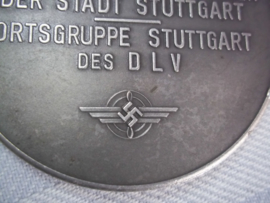 German plaque Air force - Luftwaffe DLV Deutsches Luftsport Verband - Jubiläums- sternflug zum cannstatter Waser. 1911 - 1936. Duitse penning Ortsgruppe Stuttgart des DLV.  diameter 6 cm. goede staat.