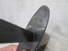 US- Army trench knife dated 1917. Amerikaans gevechtsmes uit WO1, loopgravendolk. mooi gemarkeerd US- 1917.