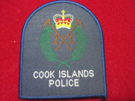 COOK- ISLANDS police sleeve badge. Politie embleek Cook-eilanden.