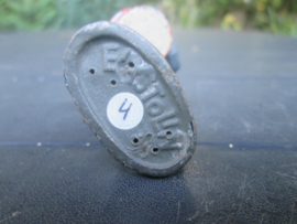 ELASTOLIN German luftwaffe soldier with drum. Duitse luchtmacht soldaat met trommel. goede staat.