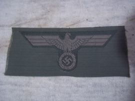 German Wehrmacht BeVo- woven cap badge unused. Duitse petembleem Be-Vo Wehrmacht.