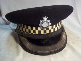 British police cap officer. Engelse politie pet officier