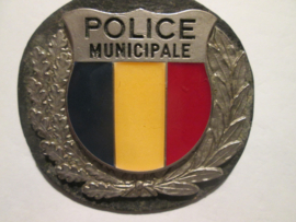 Belgium police badge, Belgische politie borsthanger POLICE MUNICIPALE.