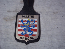 Belgium police badge, belgische borsthanger Politie Brugge, groter model