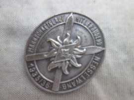 German tinnie, rally badge, Duitse tinnie H.J. Mannschaftslauf Hitler Jugend Nesselwang 1935-1936. zeldzame ski tinnie, dit is een originele, de geemailleerde zijn copien uit de jaren 60-70. very rare tinnie.