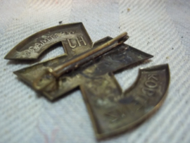 German H.J. Tinnie Saar Koblenz Westmark 1934. Duitse tinnie blik wolfsangel Hitlerjugend 1934.