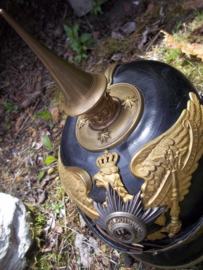Pruisen Garde officier pickelhaube voor de officieren van 2,3,4, Garde regiment zu Fuss en Garde Grenadier Regiment 1 t/m 5.