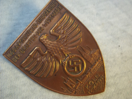 German tinnie rally badge, Duitse tinnie NSDAP Grenzland- Kundgebung der Beambten der Westmark Köln 18 okt. 1933.