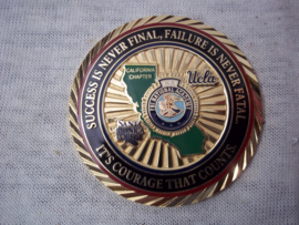 US Police coin. Amerikaanse politie penning. FBINAA President 2018-20919 Johnnie Adams FBI National Academy California.