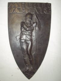 Austrian iron remembrance plate Pontonnier. Oostenrijkse plaquette pontonier Genie
