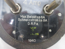 Duitse Voltmeter, met Wehrmacht abnahme stempel 1940, zeer nette staat bijzonder item.