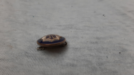 German membership badge civil defence. Speldje lidmaatschap RLB Reichs Luftschutz 1e model zilver.