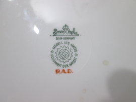 German labourparty plate made by Rosenthal. Duits bord, R.A.D. Reichs Arbeits Dienst.