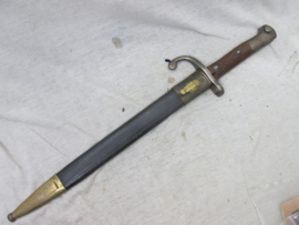 German export bayonet W.K.C. - Solingen, Model 1908, made for south American countries. Duitse export bajonet zeer nette staat gemaakt meestal voor de Zuid- Amerikaanse landen Brazilie b.v.