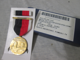 US medal in original box. Amerikaanse medaille Medal Set Occupation WWII Army. with tab GERMANY in originele uitgifte doos.
