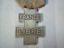 Franse verzets medaille FRANCE  LIBRE - 13 juni 1940- 8 mai 1945.