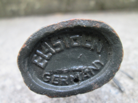 ELASTOLIN French soldier with binocular used in trenches. Franse officier met loopgravenkijker zeldzaam soldaatje. goede staat