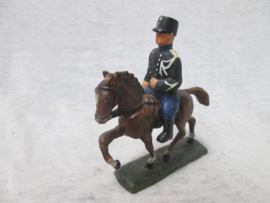 Dutch soldier on horse of the Military Police. Wachtmeester van de Marechaussee op paard ELASTOLIN, Germany.