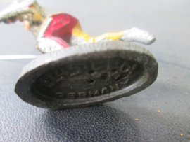 ELASTOLIN knight with sword, ridder met zwaard