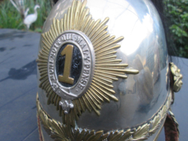 British life-guards helmet.