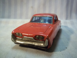Tin toy car. Blikken speelgoed auto met frictie motor FORD TAUNUS , made in Japan, jaren 60. werkend. goede staat