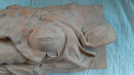 Very rare statue Belgium soldier, WW1 signed E. Vereijcken - 1934. He is a famous artist made 5 military monuments. Terracotta beeld belgische soldaat zeer uniek exemplaar gemaakt door een bekend kunstenaar UNICA.