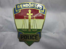 Rendorseg police badge. Hongaars politie embleem 1955