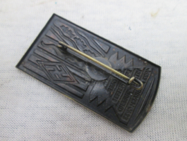 German tinnie, rally badge, Duitse tinnie. H.J.  7-8 OktoberBanntreffen Hitler- Jugend 1923- Ansbach 1933.