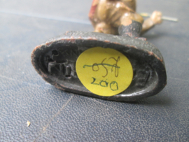 ELASTOLIN Belgium soldier chasseur Ardenne. Belgische soldaat Ardense jager met pikhouweel.