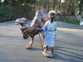 DURSO Nomade met kameel dromedaris goede staat de kameeldrijver is vrij moeilijk te vinden.