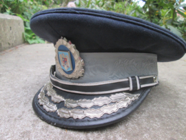 Roumanian high officer police cap. Roemeense politie pet hoofd- commissaris, zeer nette staat.